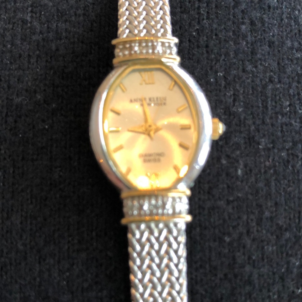 Anne Klein watch multi color metal